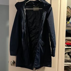 Navy Blue Athleta Raincoat Size M